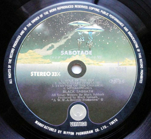 Black Sabbath - Sabotage (LP, Album) - 画像 (3)
