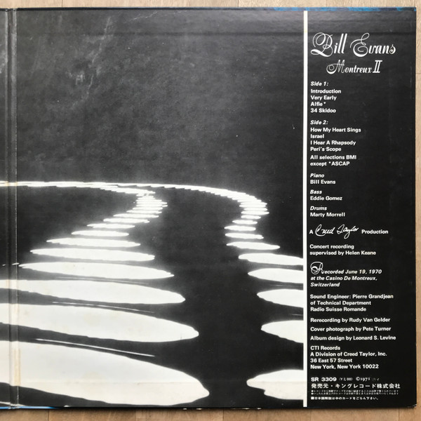 Bill Evans - Montreux II – Recorded Live At The Montreux Festival, 1970 (LP, Album, Dee) - 画像 (3)