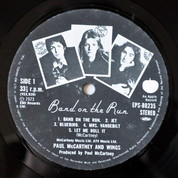 Paul McCartney And Wings = ポール・マッカートニー&ウイングス - Band On The Run = バンド・オン・ザ・ラン (LP, Album, RE) - 画像 (4)