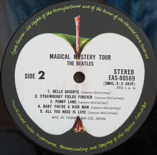The Beatles = ザ・ビートルズ - Magical Mystery Tour = マジカル・ミステリー・ツアー (LP, Album, RE, Gat) - 画像 (5)