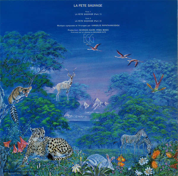 Vangelis - La Fête Sauvage = 野生の祭典  (LP, Album, RE) - 画像 (3)