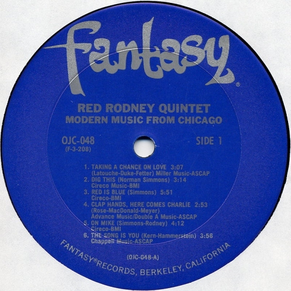 Red Rodney Quintet - Modern Music From Chicago (LP, Album, RE) - 画像 (4)