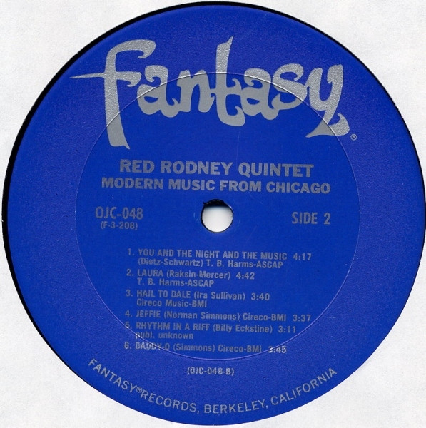 Red Rodney Quintet - Modern Music From Chicago (LP, Album, RE) - 画像 (5)