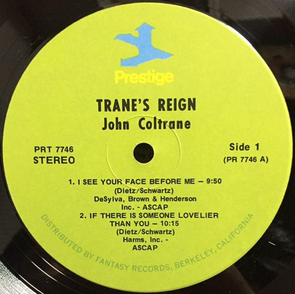 John Coltrane - Trane's Reign (LP, Album, RE, RM, Fak) - 画像 (3)