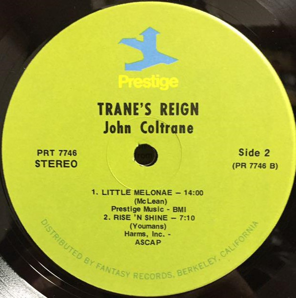 John Coltrane - Trane's Reign (LP, Album, RE, RM, Fak) - 画像 (4)