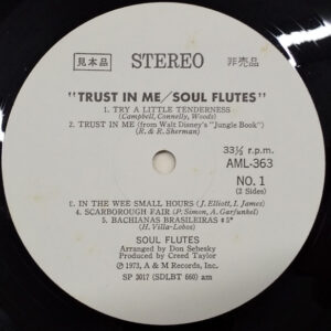 Soul Flutes - Trust In Me (LP, Album, Promo)