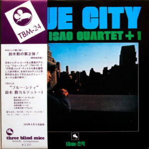 Isao Suzuki Quartet + 1 - Blue City (LP, Album)