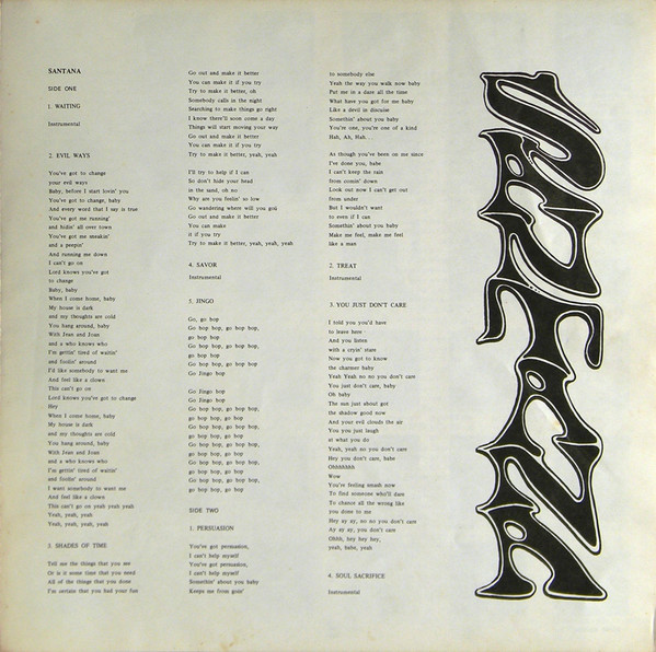 Santana = サンタナ - Santana = サンタナ (LP, Album) - 画像 (4)