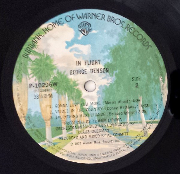 George Benson - In Flight (LP, Album, Gat) - 画像 (3)
