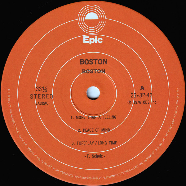 Boston - Boston (LP, Album, RE) - 画像 (5)