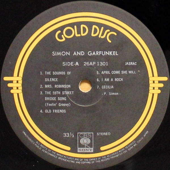 Simon & Garfunkel - Simon & Garfunkel (LP, Comp) - 画像 (5)