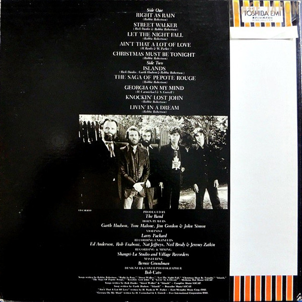The Band - Islands (LP, Album) - 画像 (3)