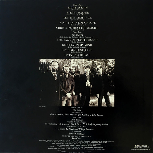 The Band - Islands (LP, Album) - 画像 (4)