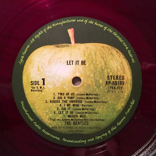 The Beatles - Let It Be (LP, Album, Red) - 画像 (5)