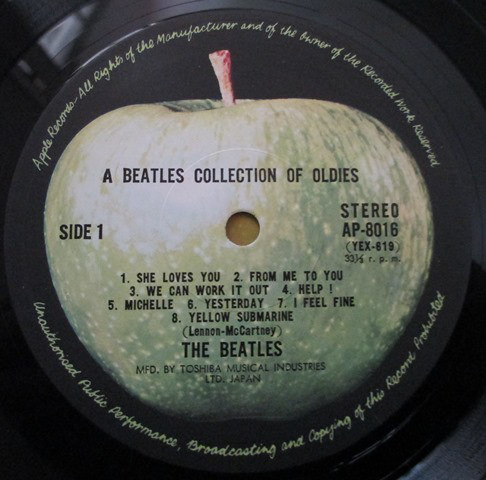 The Beatles - A Collection Of Beatles Oldies (LP, Comp, RE) - 画像 (2)