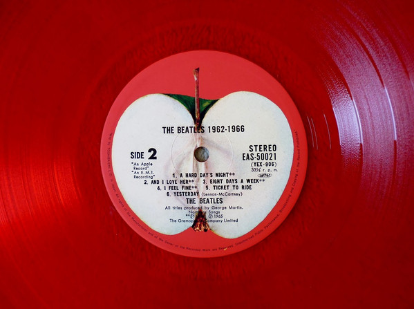 The Beatles - 1962-1966 (2xLP, Comp, RE, Red) - 画像 (5)