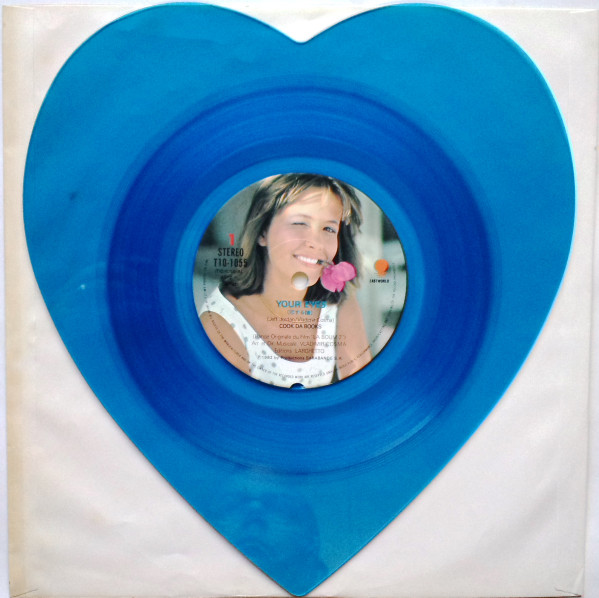 Cook Da Books, Paul Hudson - Your Eyes / Rockin' At The Hop (7", Shape, Blu) - 画像 (4)