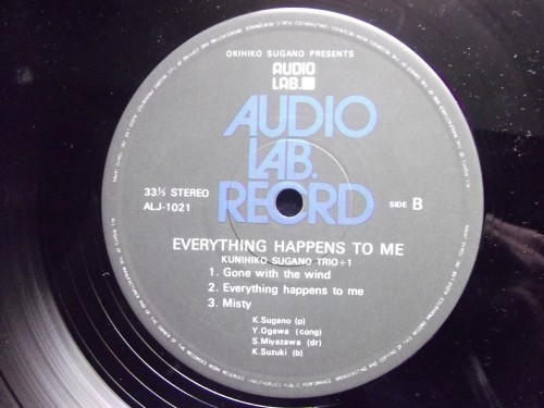 Kunihiko Sugano Trio - Everything Happens To Me (LP, Album) - 画像 (5)