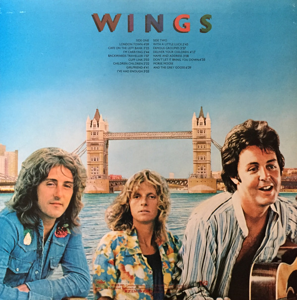 Wings  = ポール・マッカートニー&ウイングス - London Town (LP, Album) - 画像 (4)