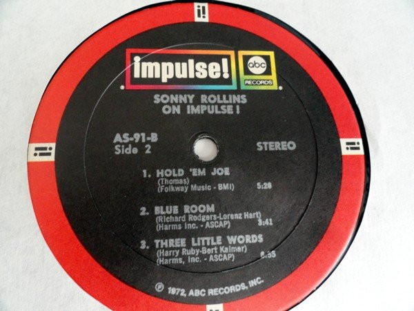 Sonny Rollins - On Impulse! (LP, Album, RE) - 画像 (3)