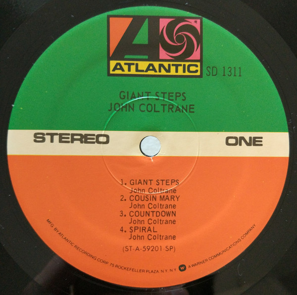 John Coltrane - Giant Steps (LP, Album, RE, SP-) - 画像 (3)