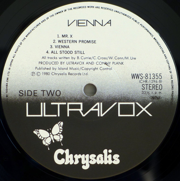 Ultravox - Vienna (LP, Album) - 画像 (5)