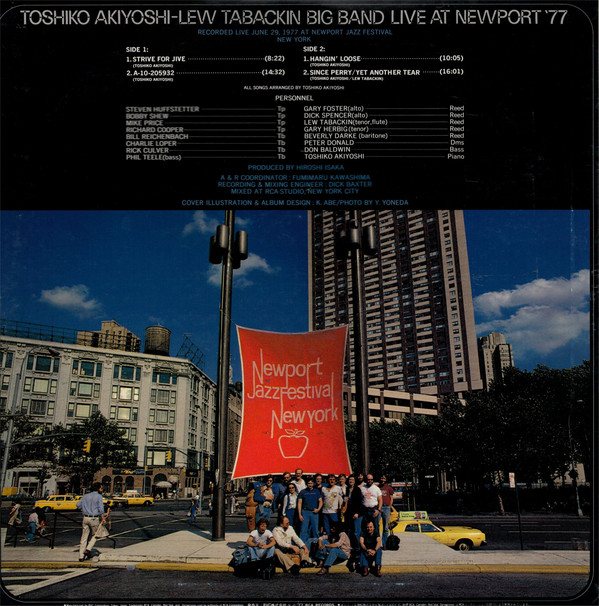 Toshiko Akiyoshi-Lew Tabackin Big Band - Live At Newport '77 (LP, Album) - 画像 (2)
