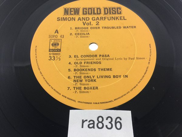 Simon & Garfunkel - Simon And Garfunkel Vol. 2 (LP, Comp) - 画像 (3)