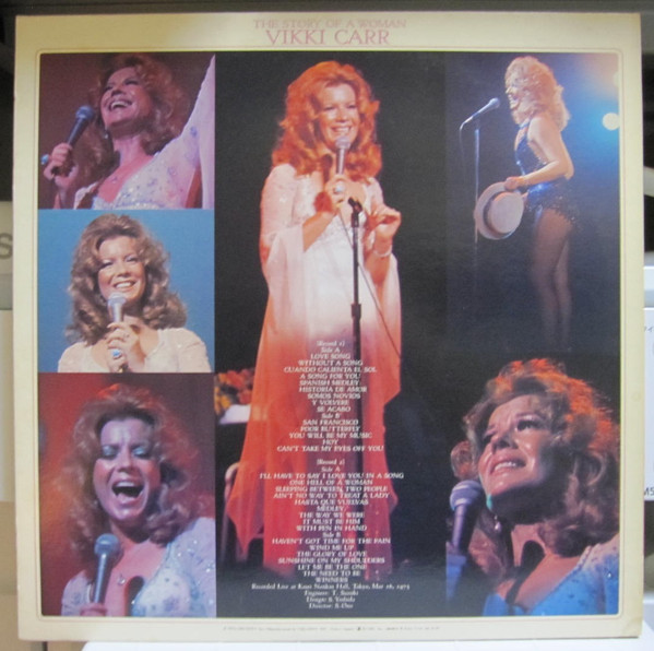 Vikki Carr - The Story Of A Woman - Live In Japan (2xLP, Album) - 画像 (2)