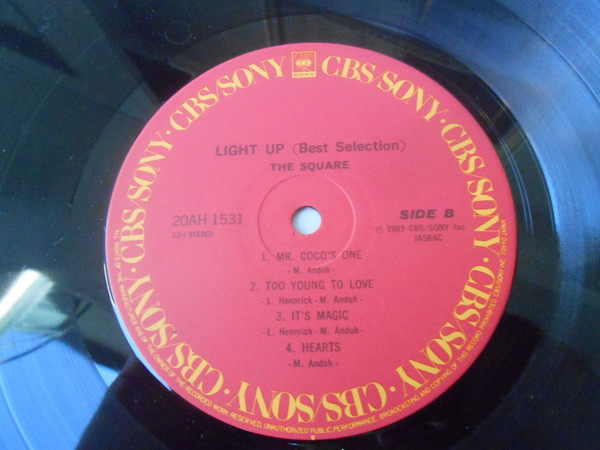 The Square - Light Up (Best Selection) (LP, Album, Comp, Ltd) - 画像 (4)