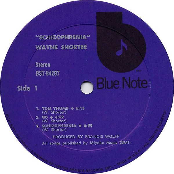 Wayne Shorter - Schizophrenia (LP, Album, RE) - 画像 (3)