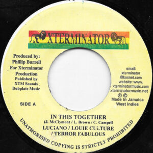 Luciano / Louie Culture / Terror Fabulous - In This Together (7", M/Print, RE)