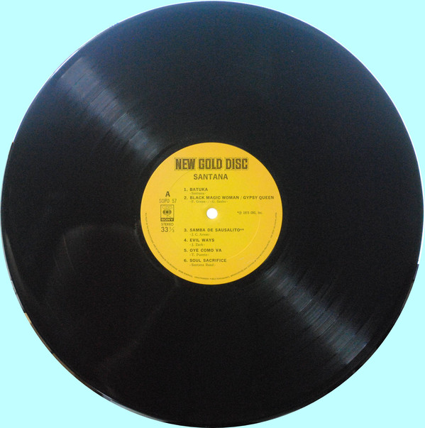 Santana - New Gold Disc (LP, Comp) - 画像 (3)