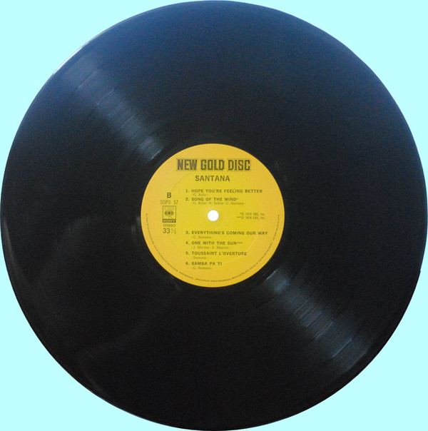 Santana - New Gold Disc (LP, Comp) - 画像 (4)
