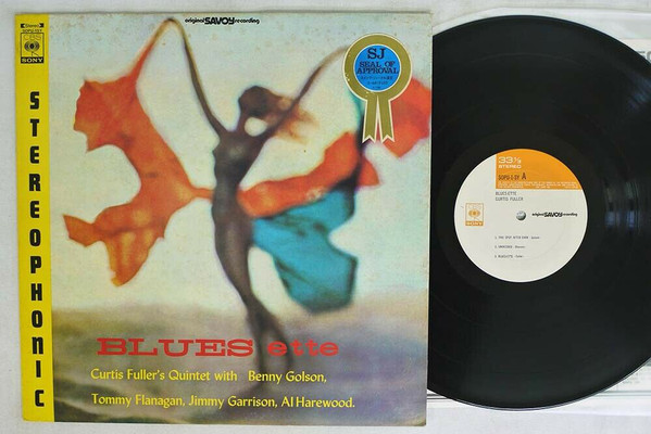 Curtis Fuller's Quintet  With Benny Golson, Tommy Flanagan, Jimmy Garrison, Al Harewood - Blues-ette (LP, Album, RE) - 画像 (5)