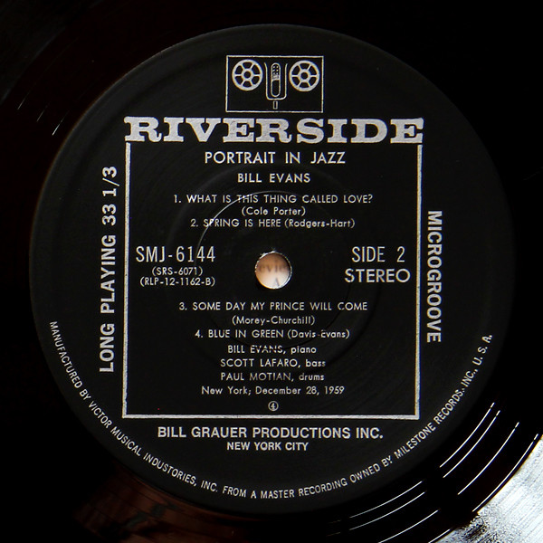 Bill Evans Trio - Portrait In Jazz (LP, Album, RE) - 画像 (3)