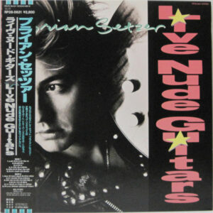 Brian Setzer - Live Nude Guitars (LP, Album, Promo)