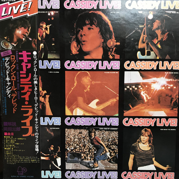David Cassidy - Cassidy Live! (LP, Album)