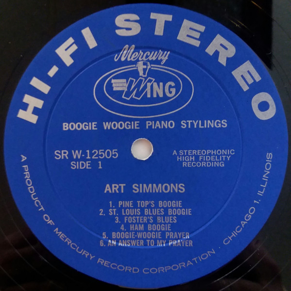 Art Simmons - Boogie Woogie (LP) - 画像 (3)