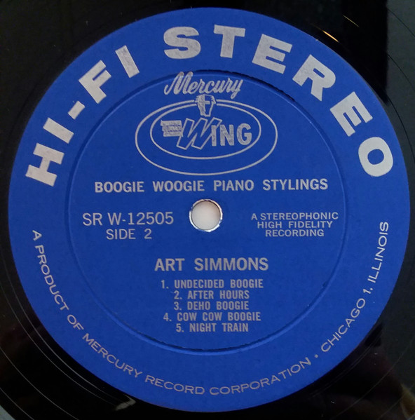Art Simmons - Boogie Woogie (LP) - 画像 (4)
