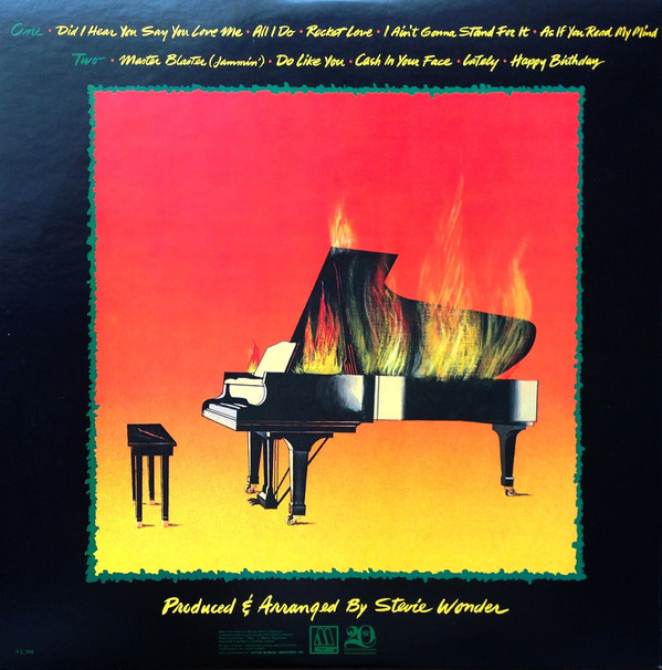Stevie Wonder = Stevie Wonder - Hotter Than July = ホッター・ザン・ジュライ (LP, Album, Gat) - 画像 (4)