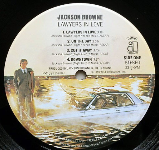 Jackson Browne - Lawyers In Love (LP, Album) - 画像 (4)