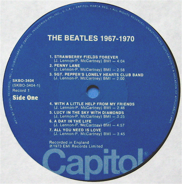 The Beatles - 1967-1970 (2xLP, Comp, RE, Los) - 画像 (4)