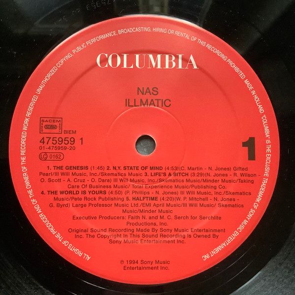 Nas - Illmatic (LP, Album, RE) - 画像 (3)