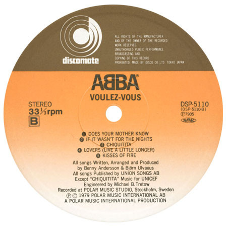 ABBA = アバ* - Voulez-Vous = ヴーレ・ヴー (LP, Album) - 画像 (4)