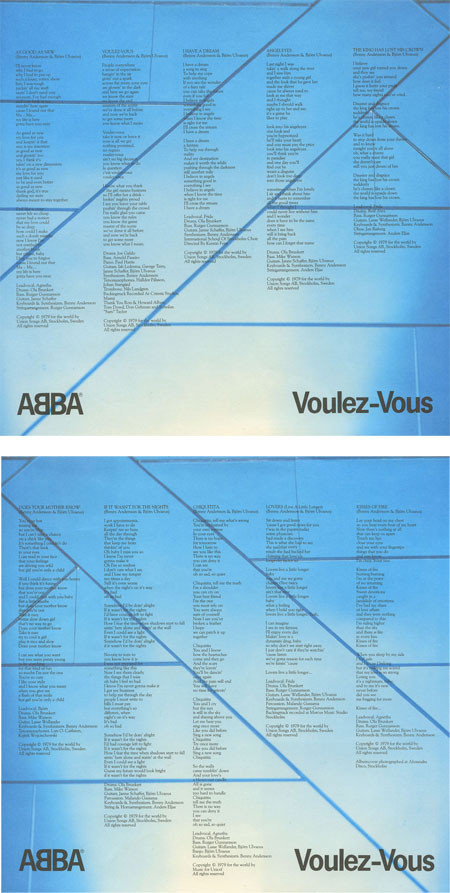 ABBA = アバ* - Voulez-Vous = ヴーレ・ヴー (LP, Album) - 画像 (5)