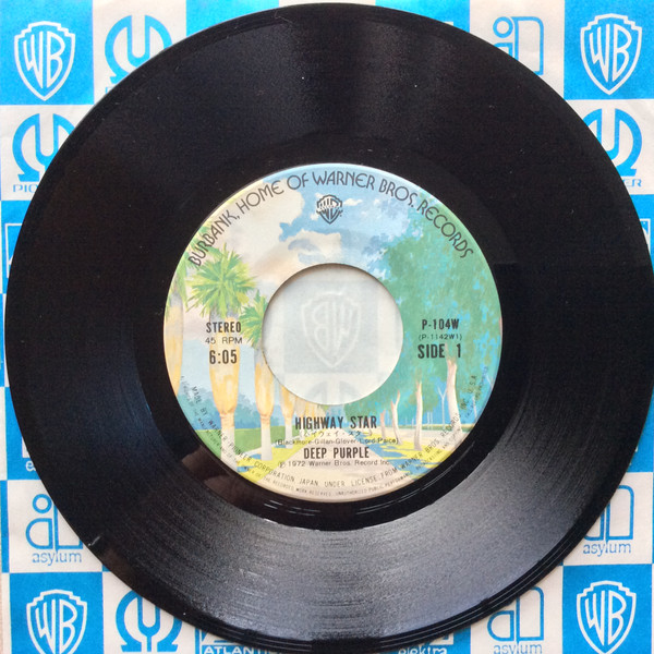 Deep Purple - Highway Star / Strange Kind Of Woman (7", Single) - 画像 (3)