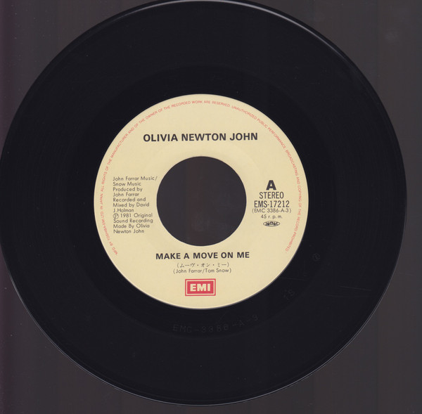 Olivia Newton-John - Make A Move On Me (7") - 画像 (3)