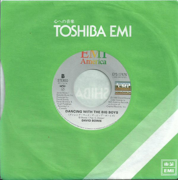 David Bowie = デビッド・ボウイ - Blue Jean = ブルー・ジーン (7", Single) - 画像 (5)