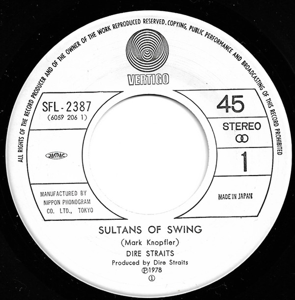 Dire Straits - Sultans Of Swing (7", Single) - 画像 (3)